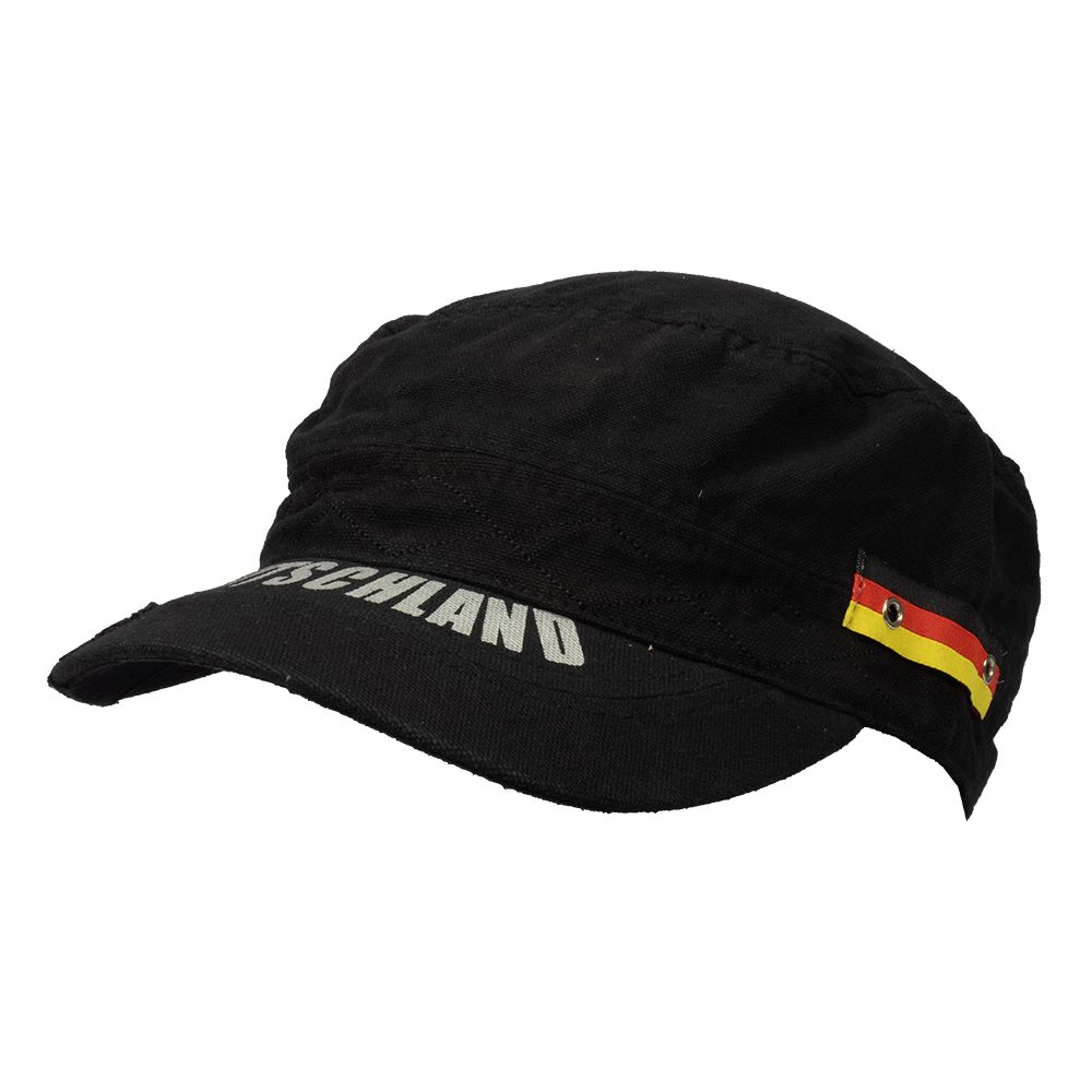 Deutschland Army-Cap "Fan", schwarz