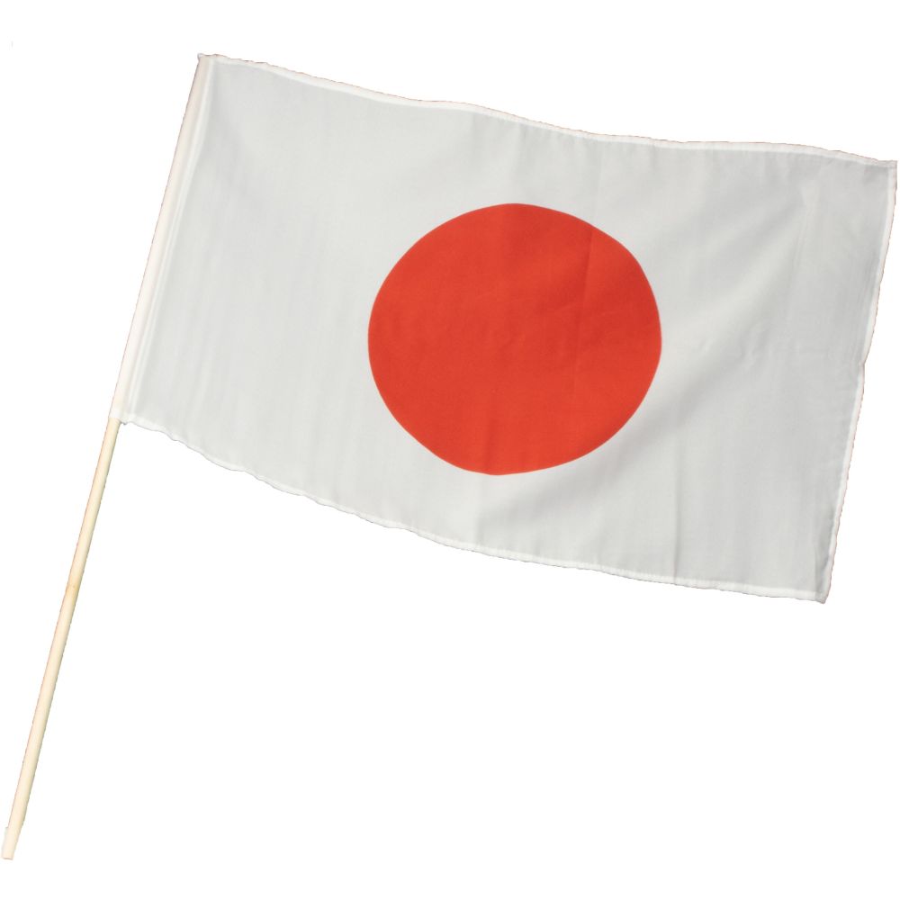 Japan-Fahne 40x60cm mit Holzstock