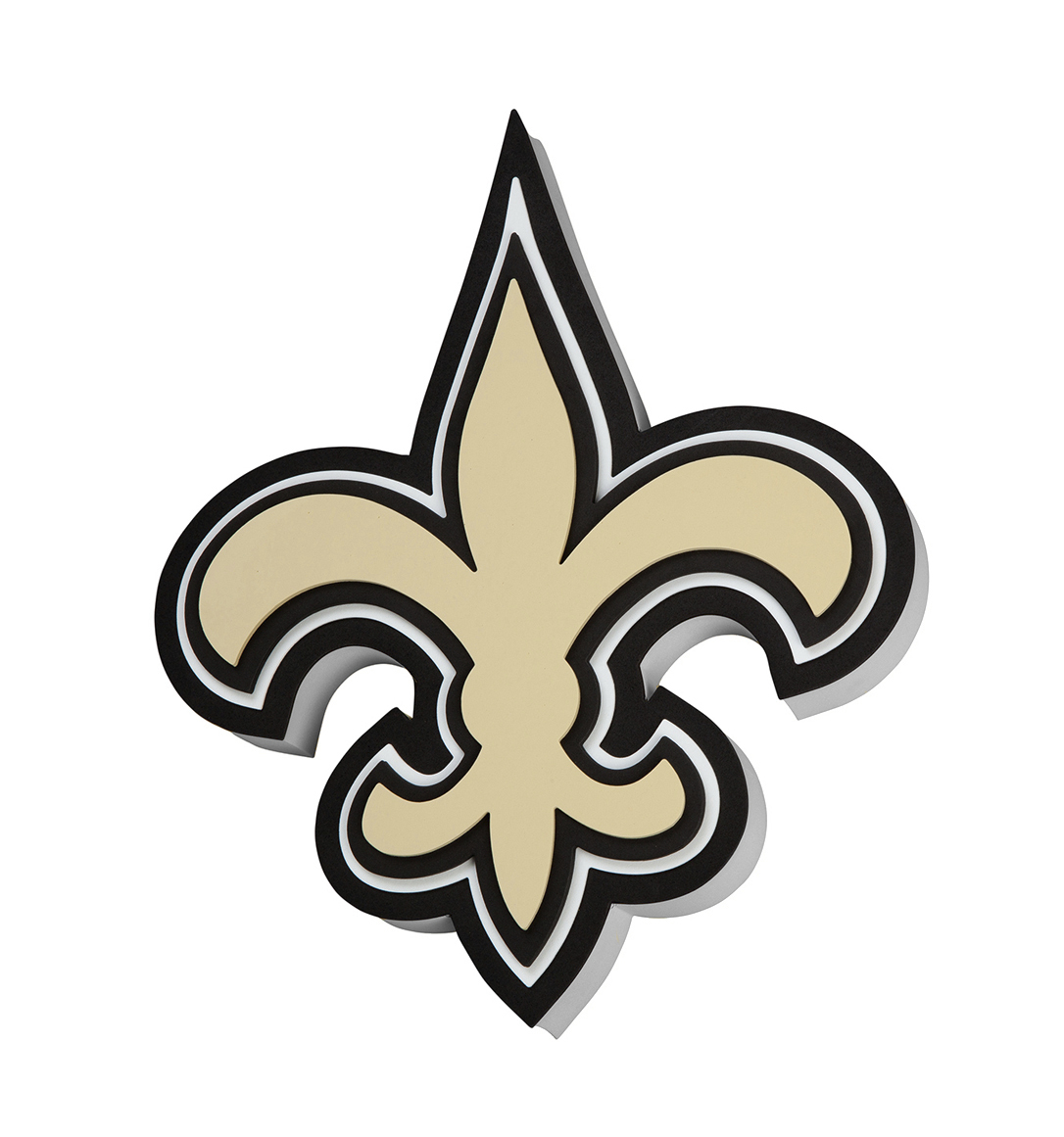New Orleans Saints 3D FanFoam Super Size Wall Sign