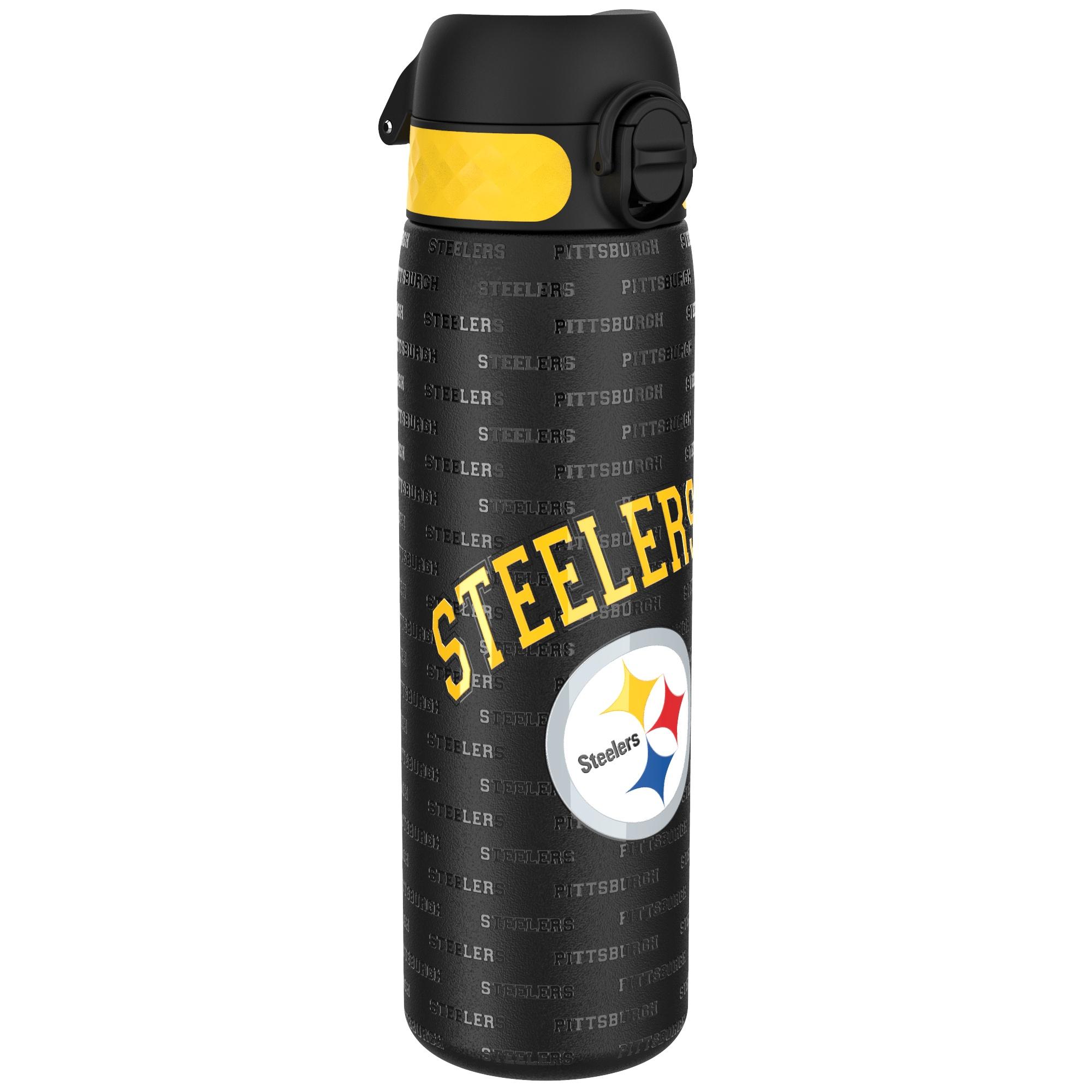 Pittsburgh Steelers Steel Water Bottle 600ml