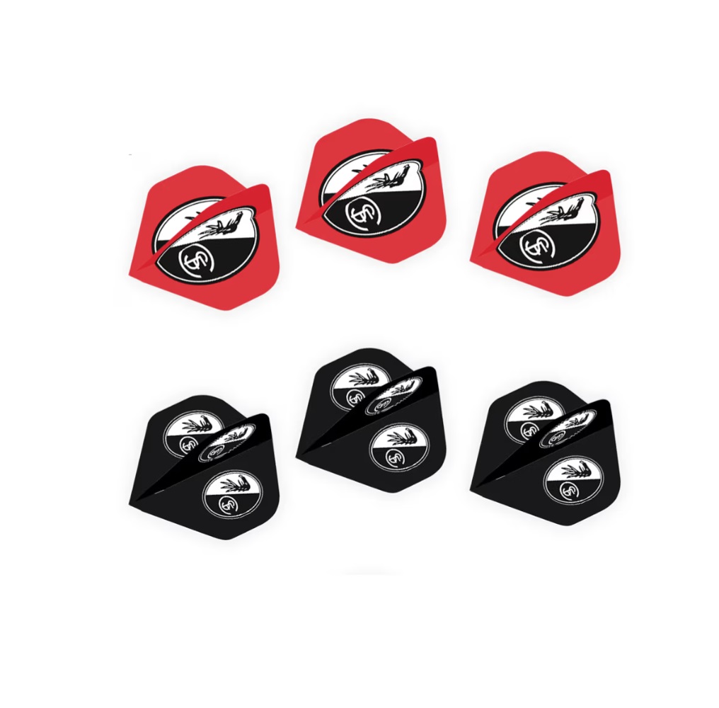 SC Freiburg Dartflights 6er Set