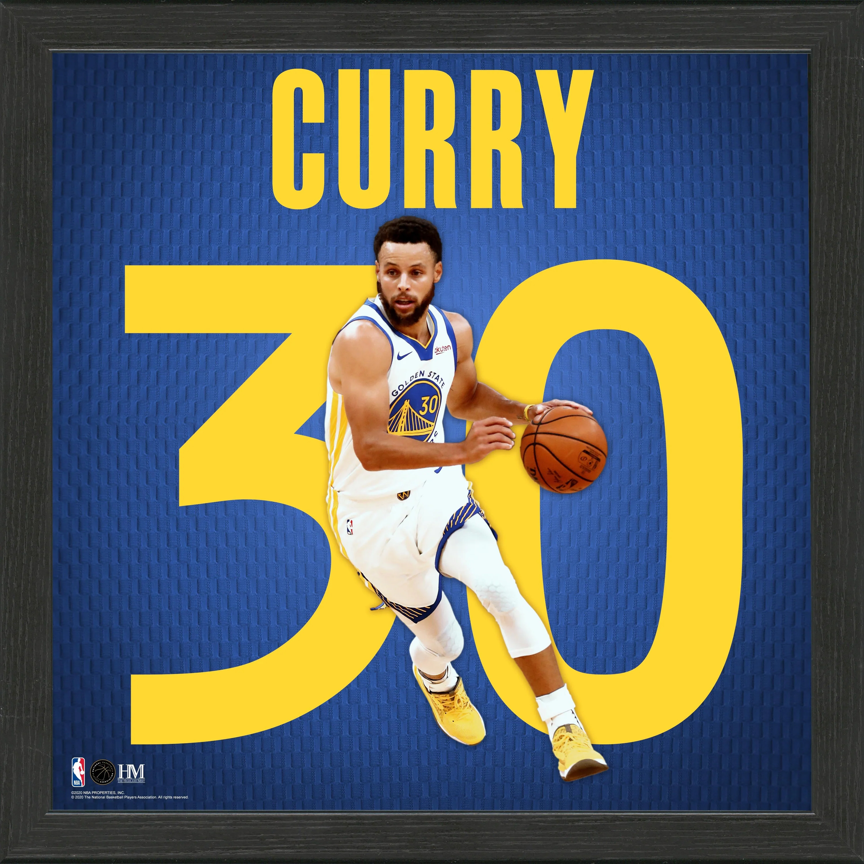 Golden State WarrStephen Curry Impact Jersey Frame