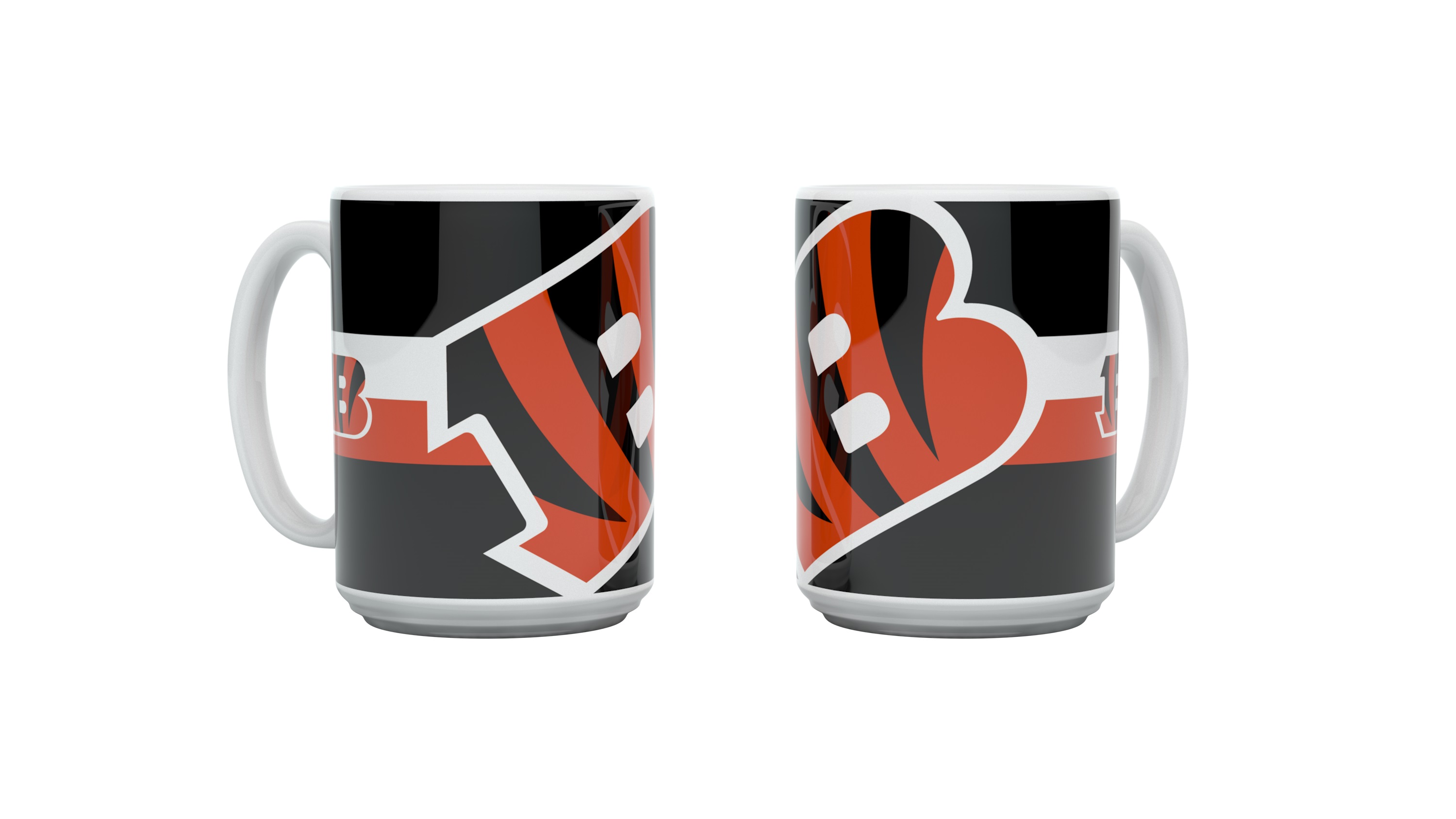 Cincinnati Bengals Tasse "Triple Logo "
