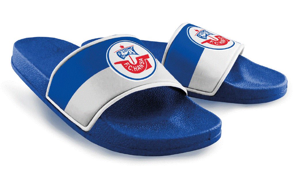 Hansa Rostock Badelatschen Gr. 41