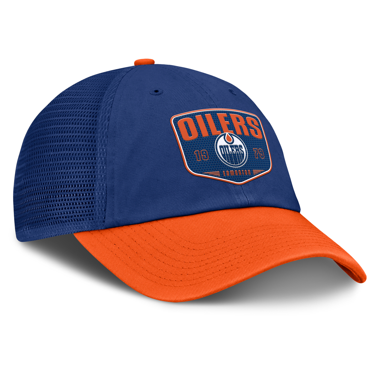 Edmonton Oilers Cap Structured Adjust. Meshback