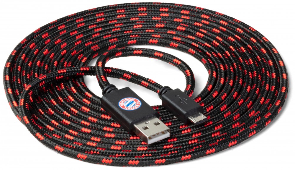 FC Bayern München Micro USB Ladekabel 3m
