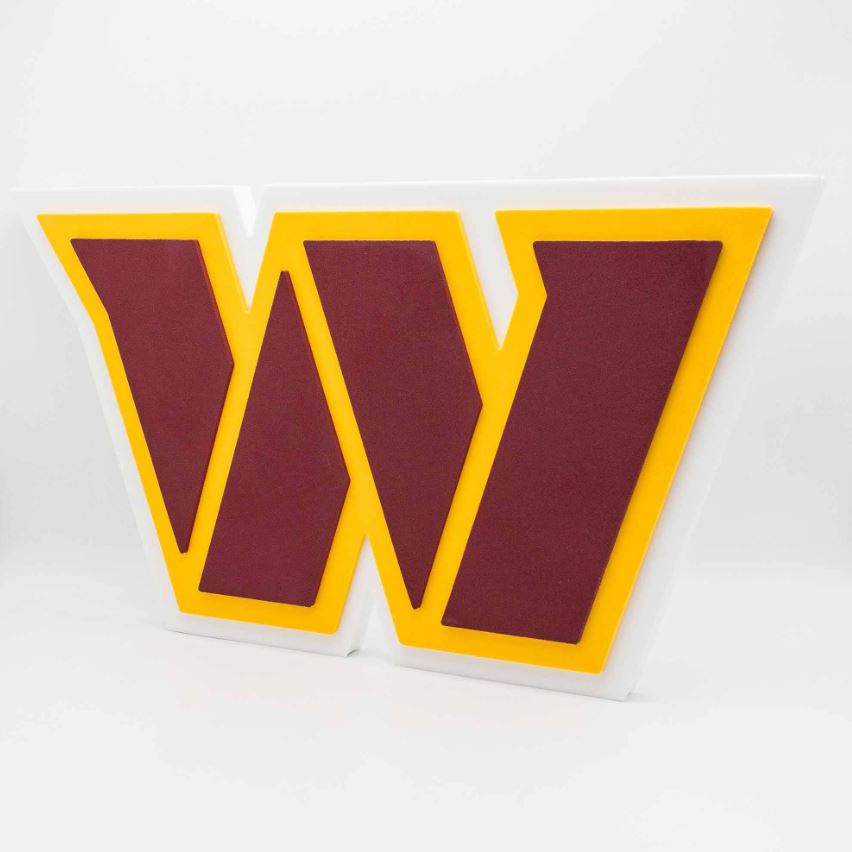 Washington Commanders 3D FanFoam Wall Sign