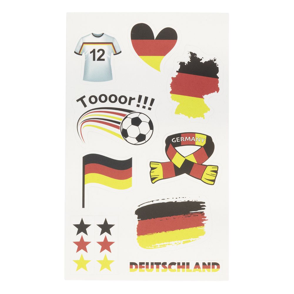 Deutschland Aufkleber 13x8cm