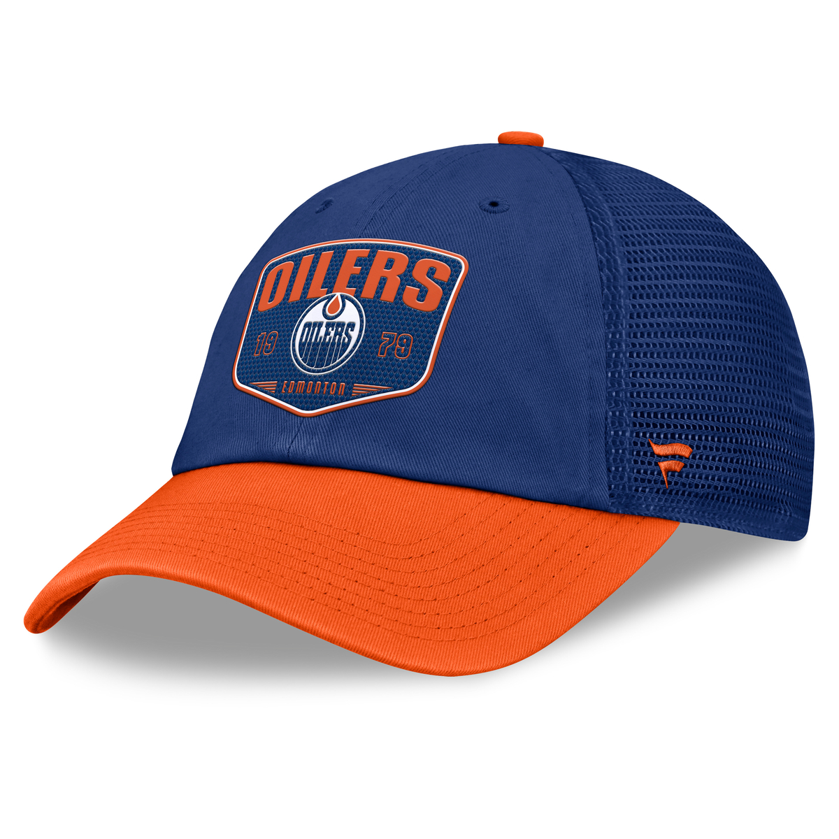 Edmonton Oilers Cap Structured Adjust. Meshback