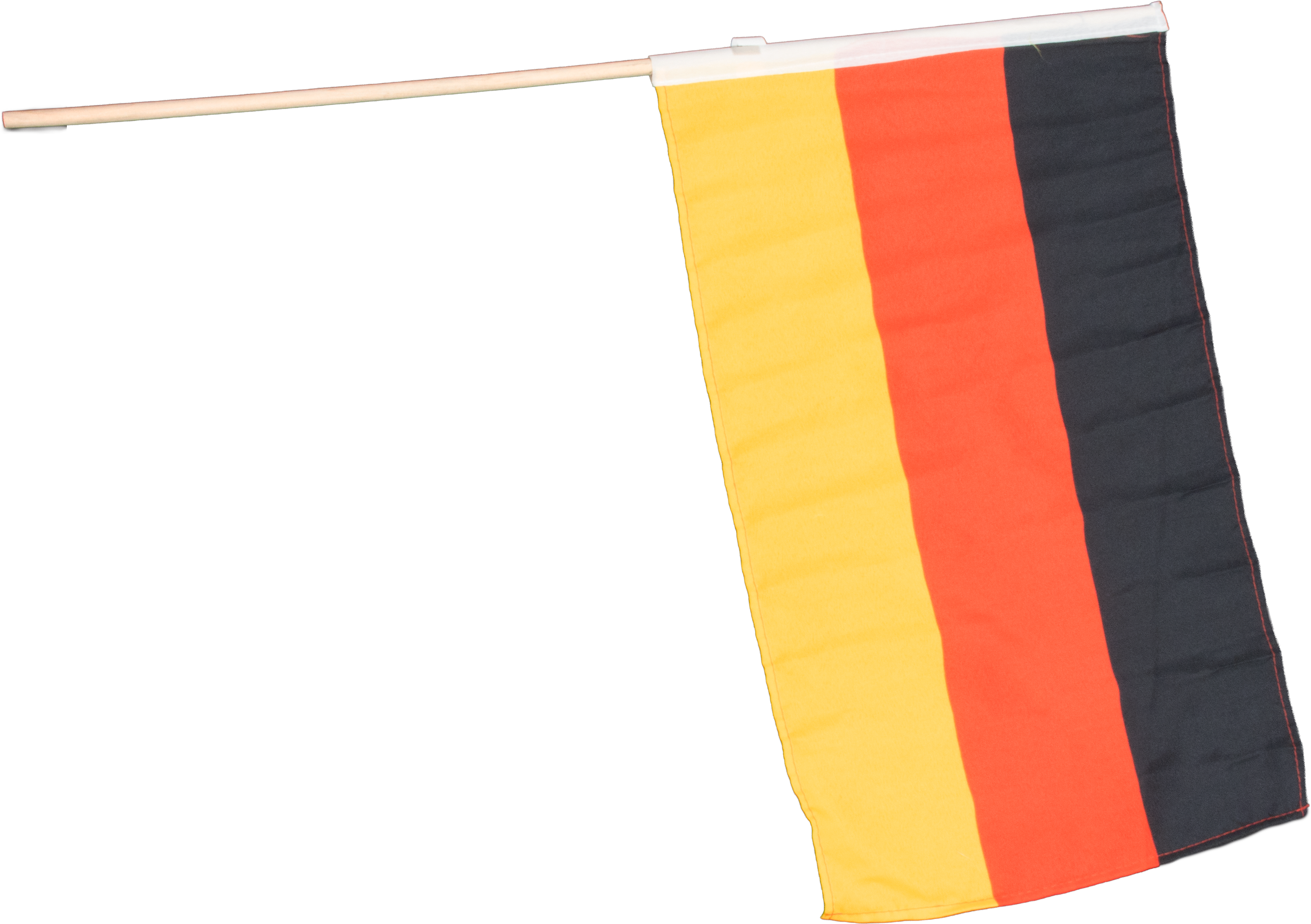 Deutschland Fahne 30x45cm mit Holzstock