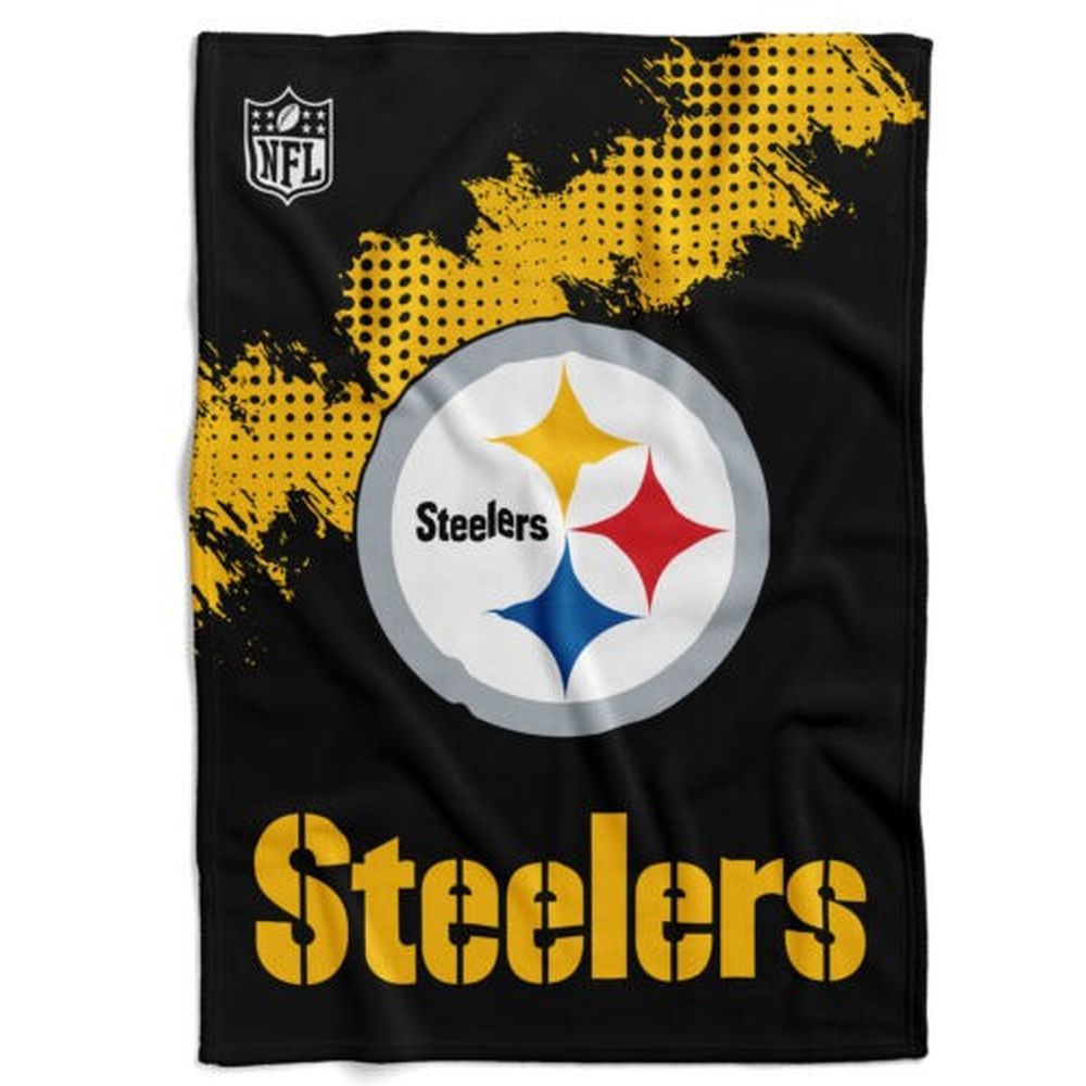 Pittsburgh Steelers Flannel Decke /Throw "CORNER"