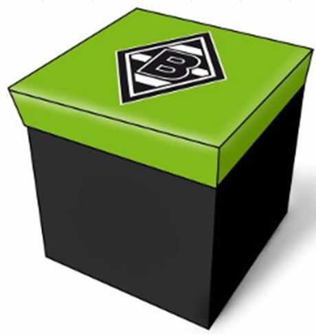 Borussia M´Gladbach Sitzbox mit Stauraum