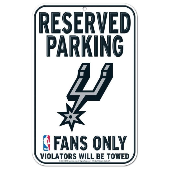 San Antonio Spurs Parkplatzschild