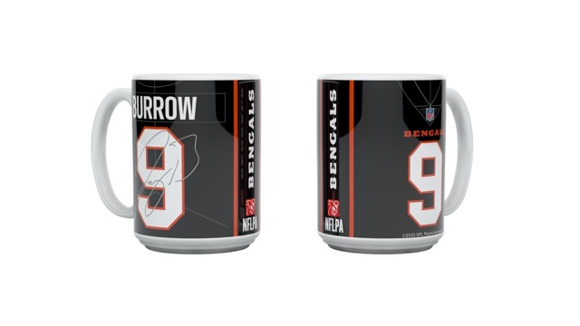 NFLPA BURROW - Bengals "JERSEY" Mug