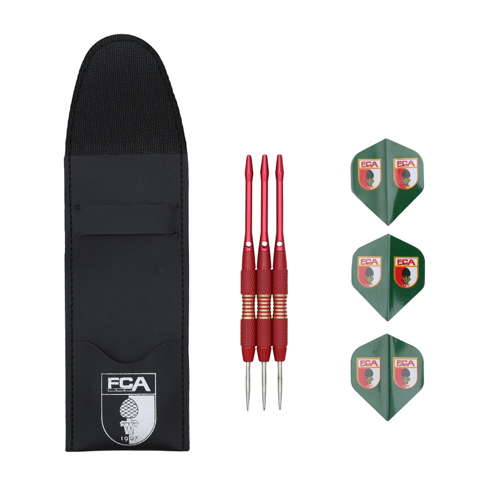 FC Augsburg Dartpfeile mit Etui