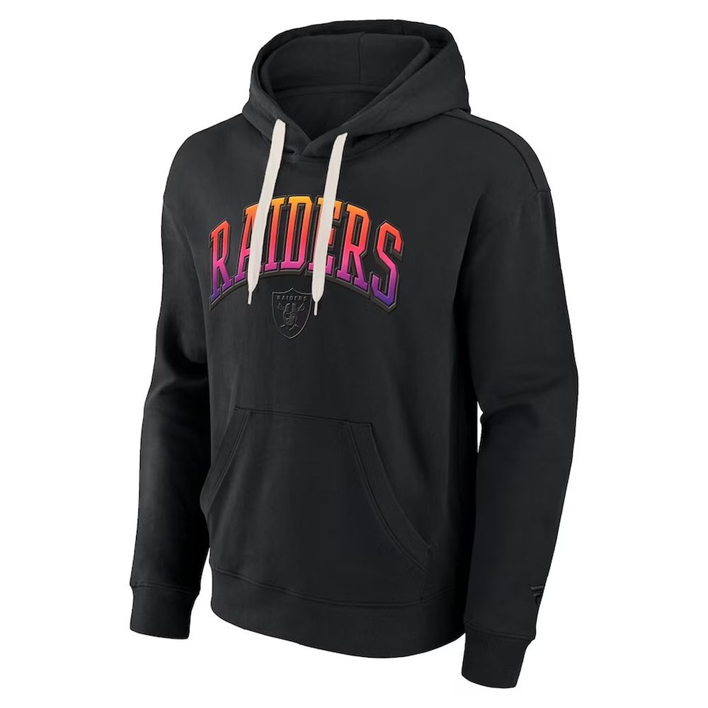 Las Vegas Raiders Gradient Fleece Pullover Hoodie