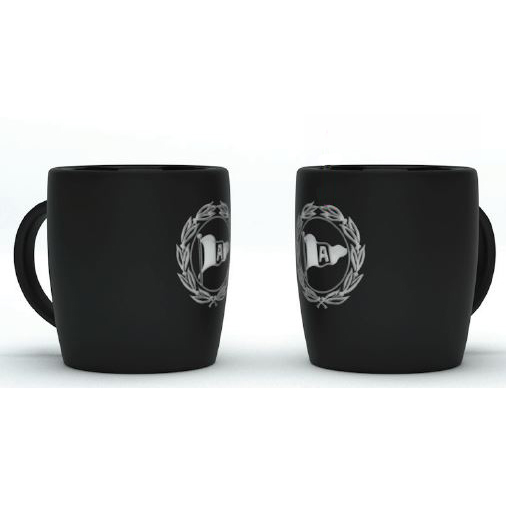 Arminia Bielefeld Tasse Logo schwarz geprägt