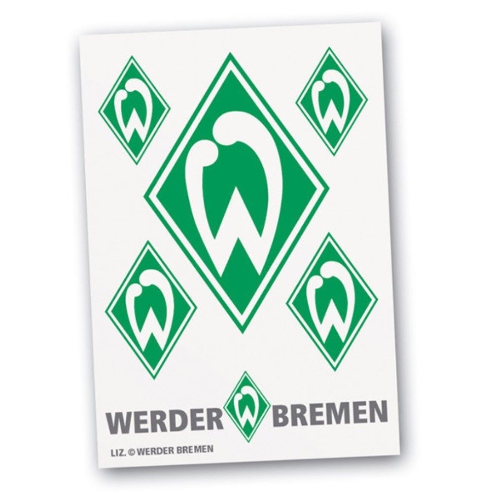 SV Werder Bremen Aufkleber Raute 6tlg., außen
