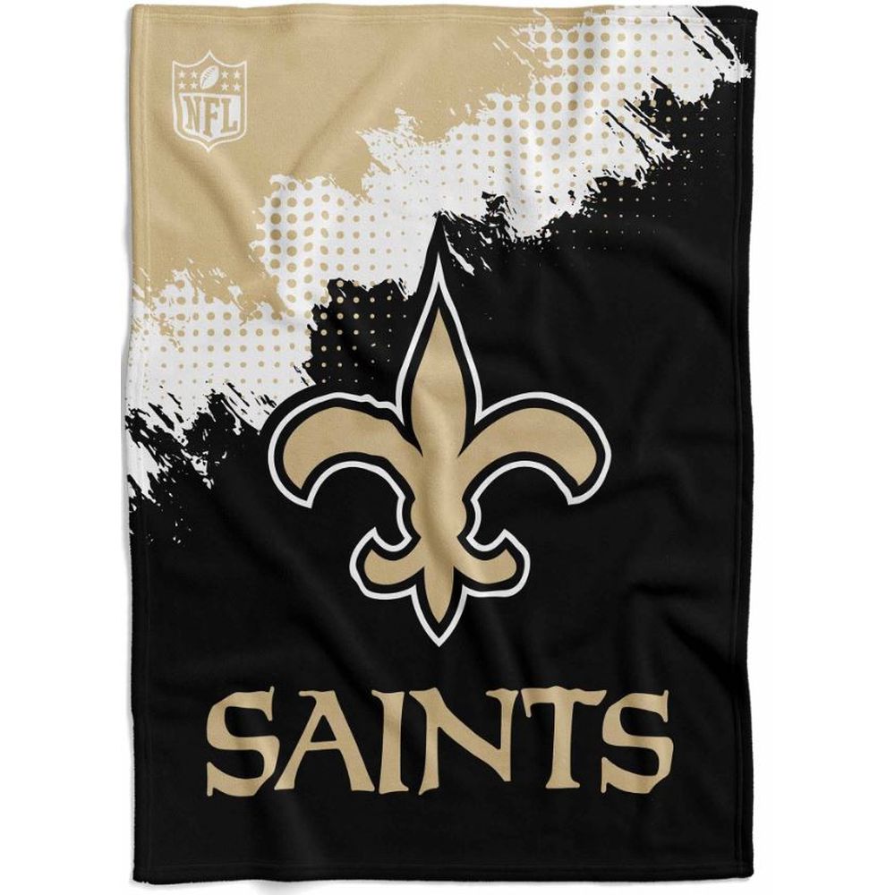 Flannel Decke /Throw "CORNER" New Orleans Saints