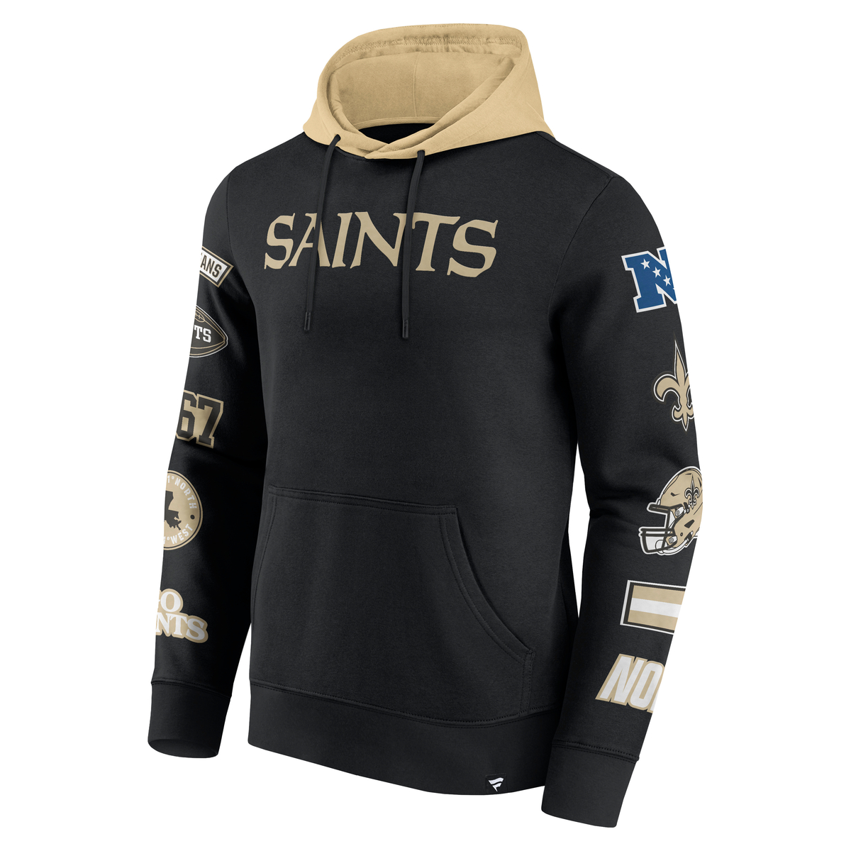 New Orleans Saints Patched Out Fleece Hoodie