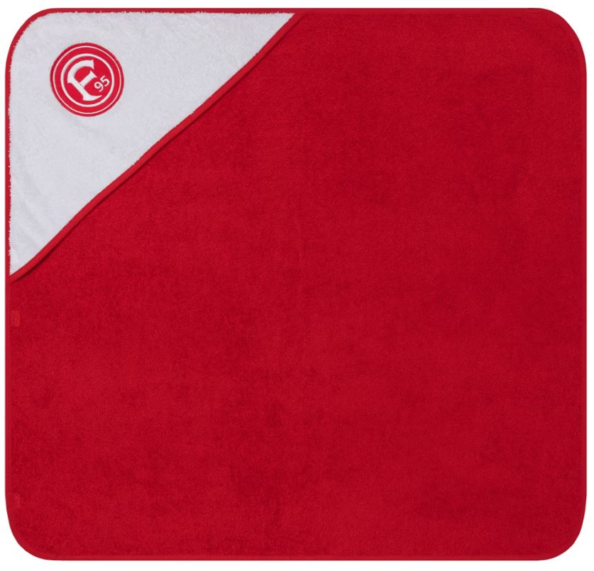 Fortuna Düsseldorf Baby Kapuzentuch "Logo"