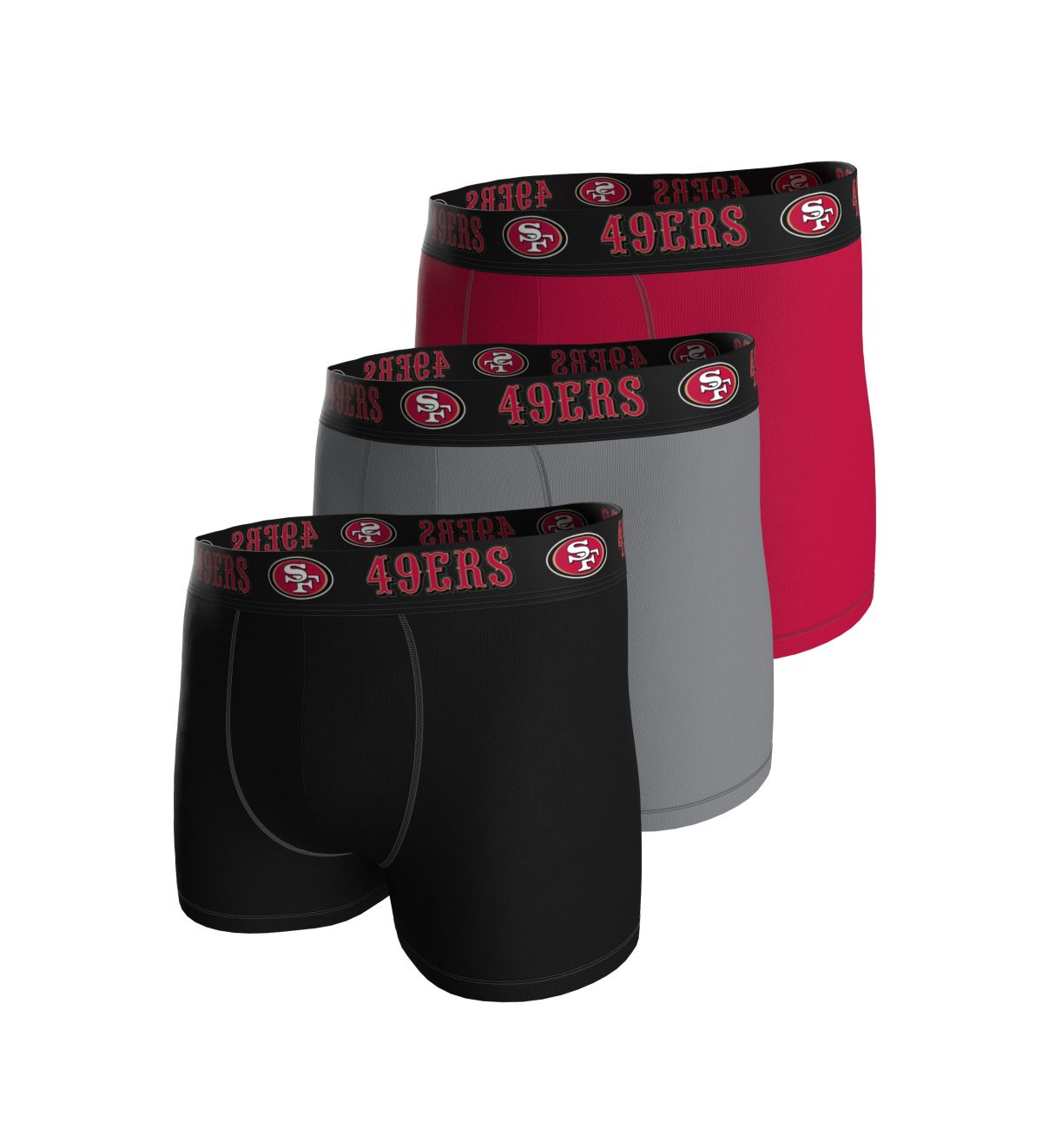 San Francisco 49ers 3pk Boxers