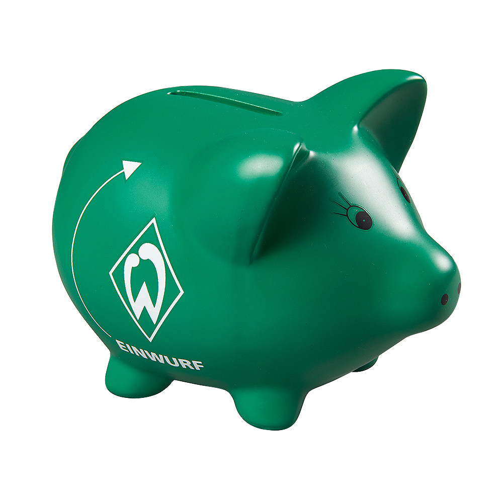 SV Werder Bremen Sparschwein Einwurf