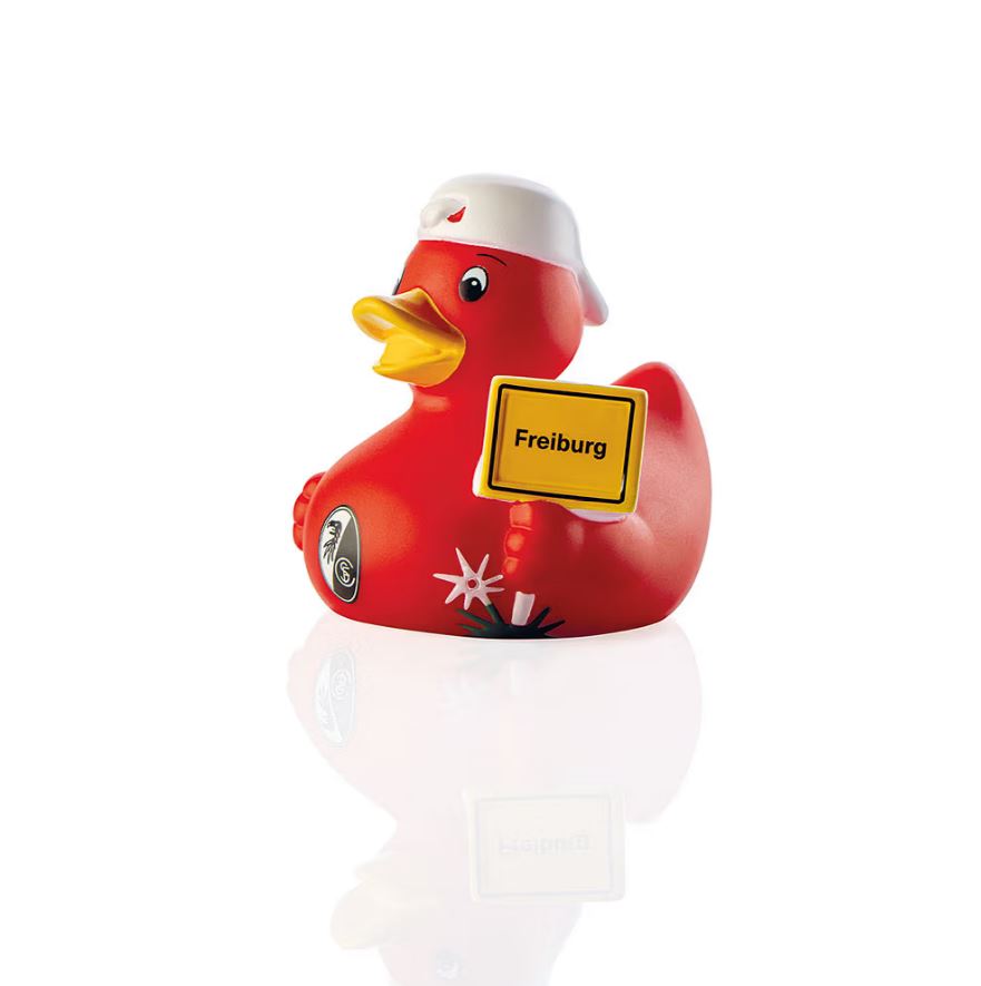 SC Freiburg Badeente Ortsschild