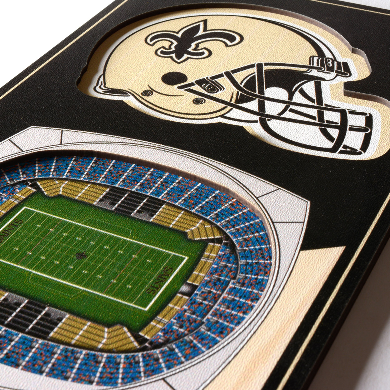 New Orleans Saints 3D Stadium Banner