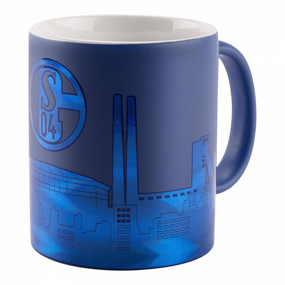 FC Schalke 04 Kaffeebecher Skyline Ton-in-Ton