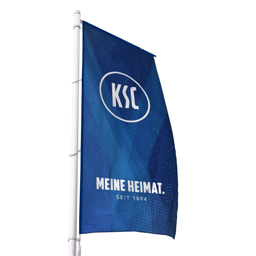 KSC Hissfahne 120x300cm