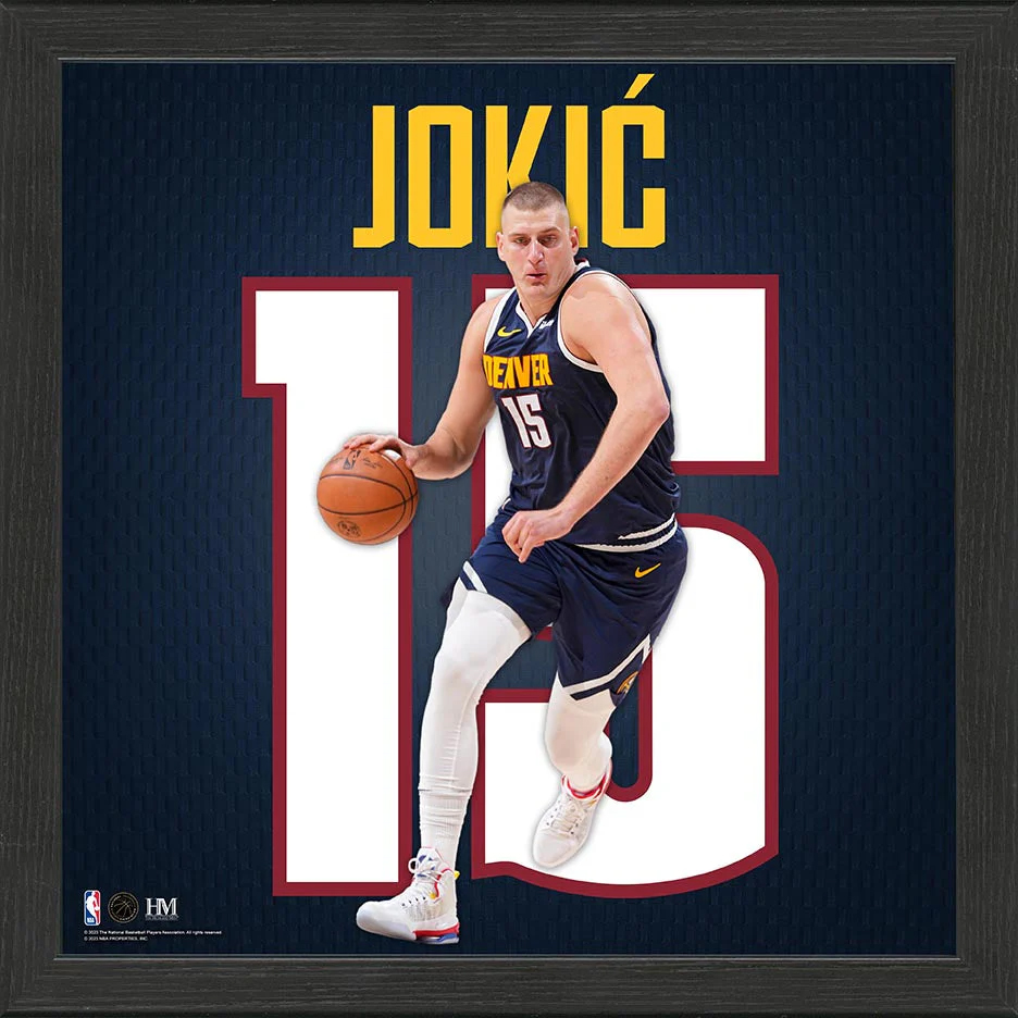 Denver Nuggets Nikola Jokic Impact Jersey Frame