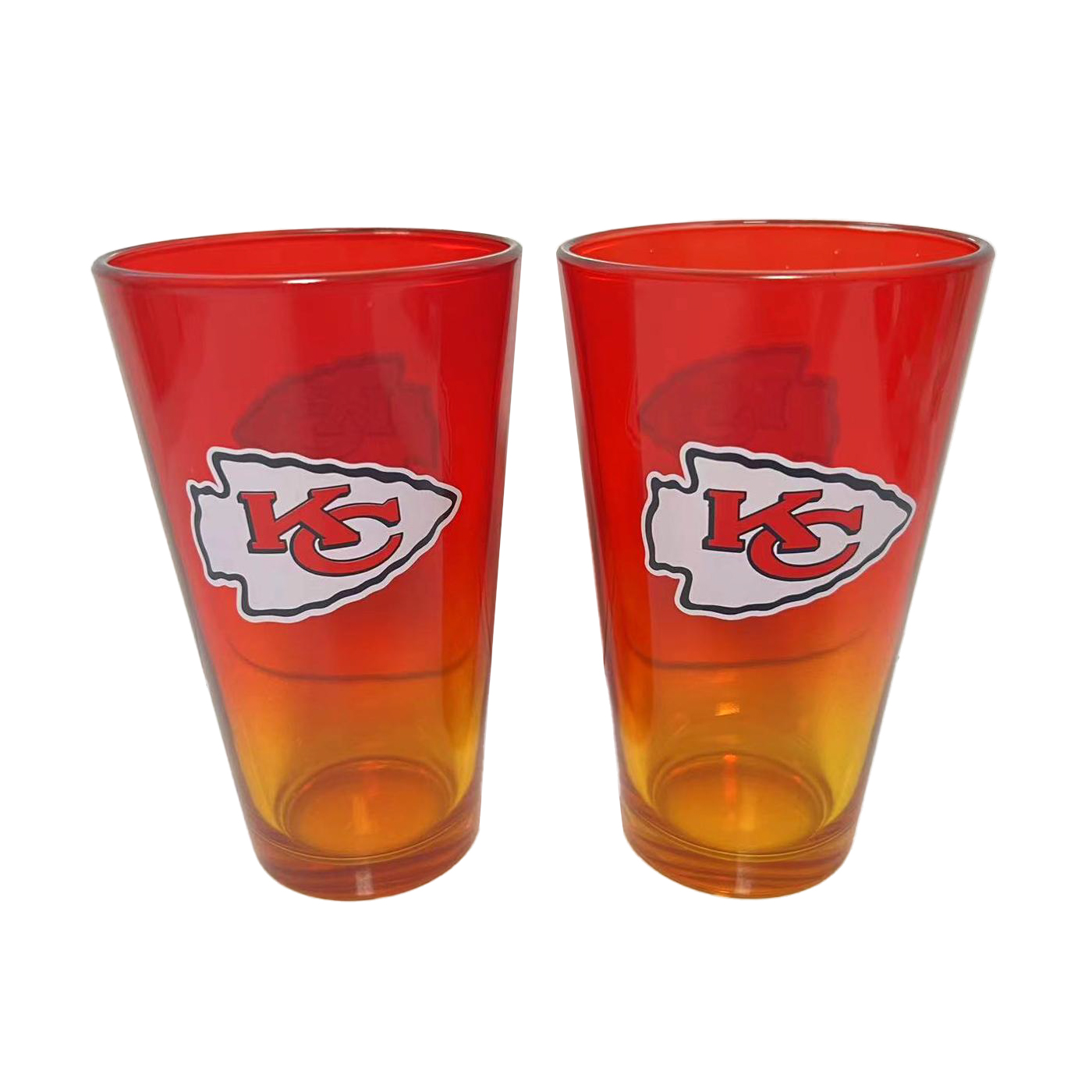 Kansas City Chiefs Pint Glass 2er-Set