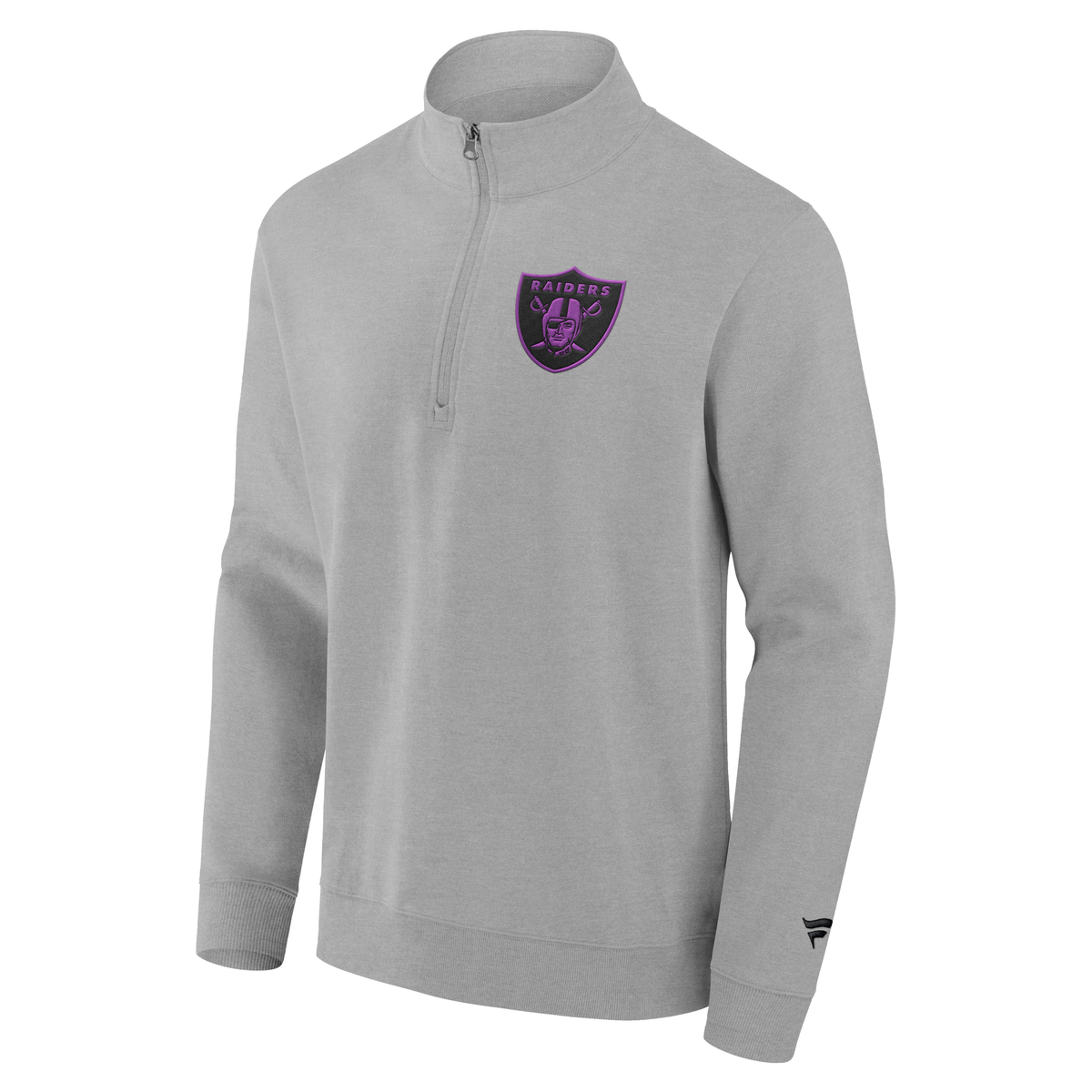 Las Vegas Raiders Gradient 1/2 Zip Crew Sweatshirt