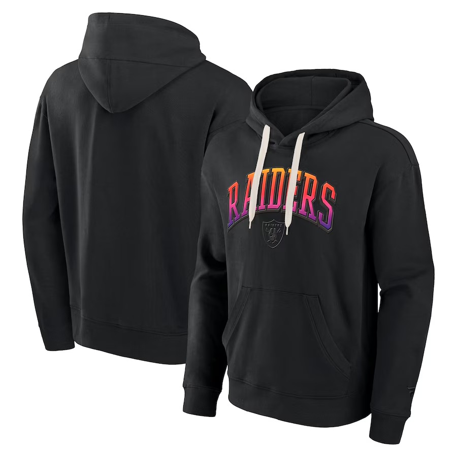 Las Vegas Raiders Gradient Fleece Pullover Hoodie