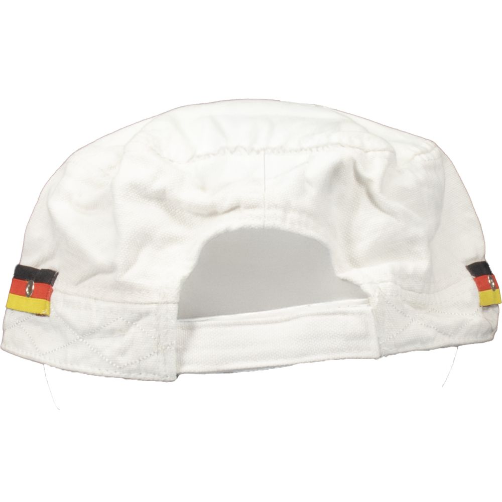 Deutschland Cap Weblabel, weiß