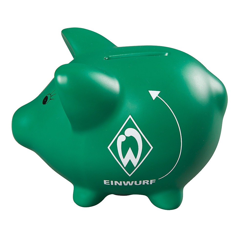 SV Werder Bremen Sparschwein Einwurf