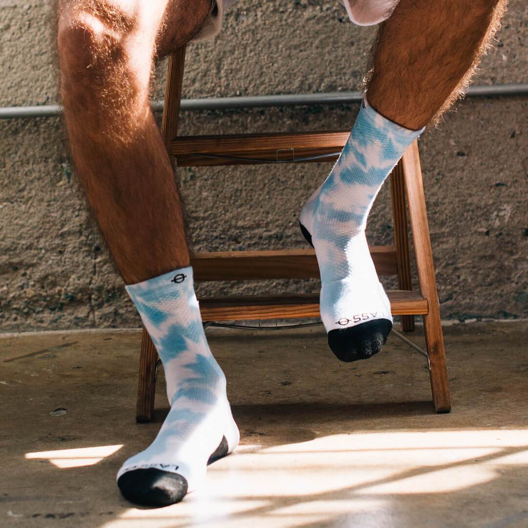 Performance Compression Socks French Blue