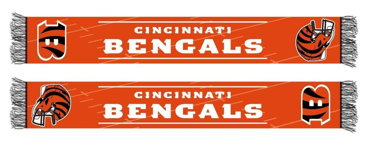 Cincinnati Bengals HD Knitted Jaquard Scarf