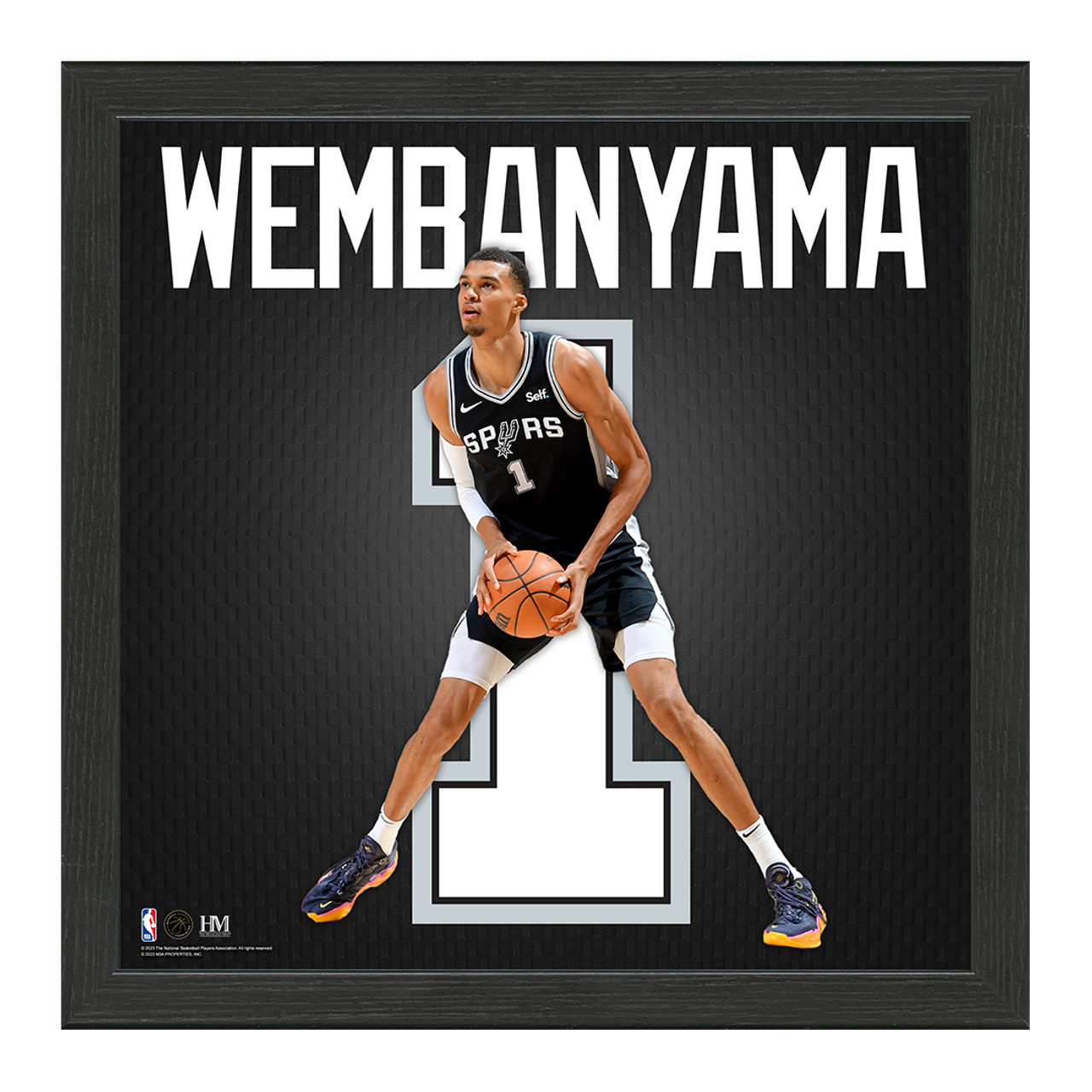 SanAntonio Spurs Wembanyama Impact Jersey Frame